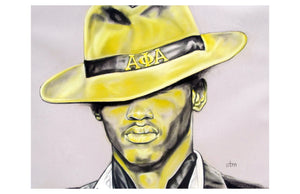 Mr. Alpha Phi Alpha - Original Chalk Pastel