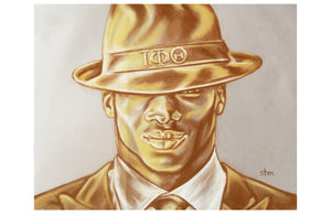 Mr. Iota Phi Theta - Original Chalk Pastel