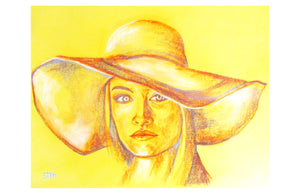 Leah - Original Chalk Pastel