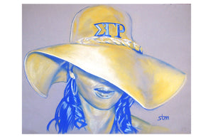 Ms. Sigma Gamma Rho - Original Chalk Pastel