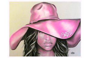 Ms. Theta Phi Sigma - Original Chalk Pastel