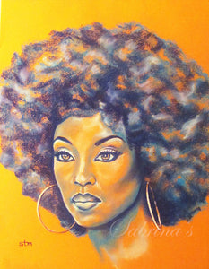 Rebekah - Original Chalk Pastel